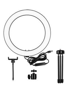 NIBEMINENT LED Photography Ring Light With Mobile Holder Black  - Image 4