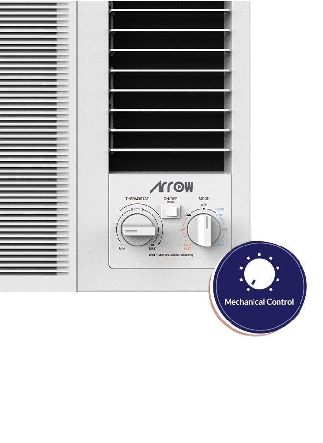 WINDOW AC 21450 BTU COOLING ONLY, White color | Mechanical Controller |RO-24WHC