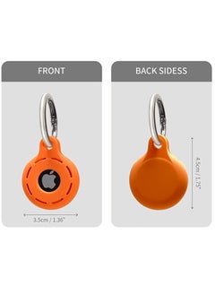 Y&D Hard Plastic Case for Apple Airtag with Keychain and Strap, Secure Cover on Pet Dog Collar, Wallet Anti Lost Finder Tracker Protector Loop Accessory, Solid Holder Air Tag  - Image 4