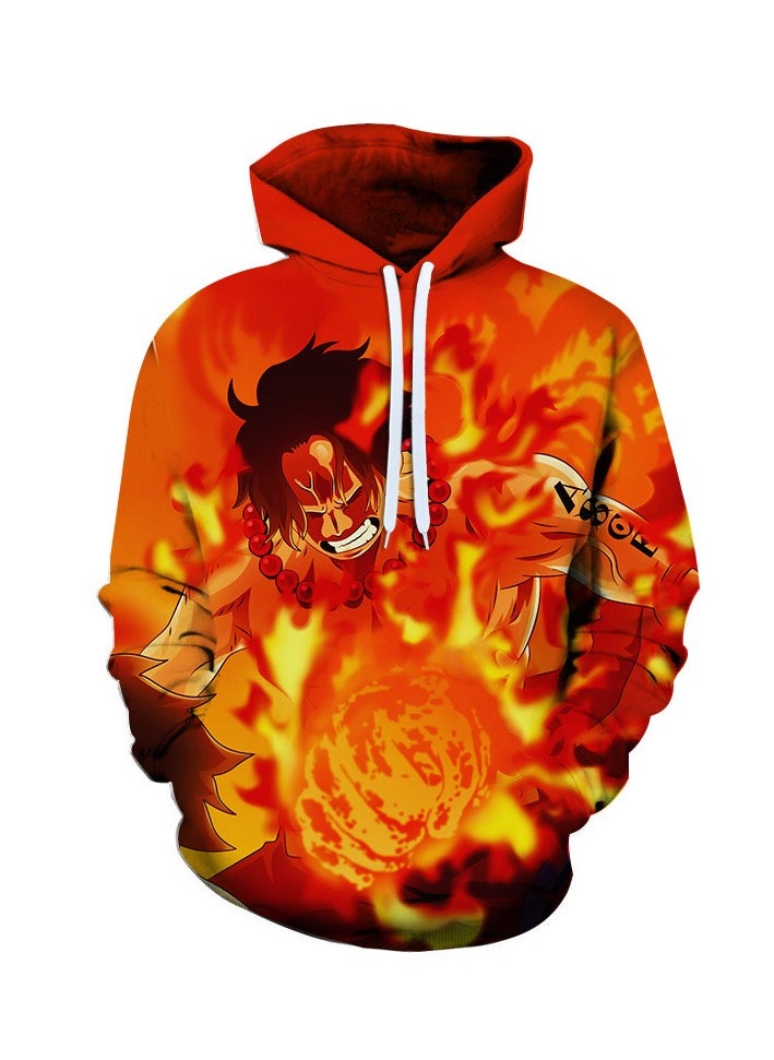 KUYING New One Piece Casual Loose Hooded Sweatshirt  - Image 1