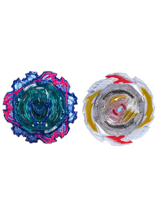 BeyBlade Burst Quadstrike Gambit Dragon D8 And Ambush Achilles A8 Spinning Top Dual Pack 2 Battling Game Top Toy For Kids Ages 8 And Up - Image 3