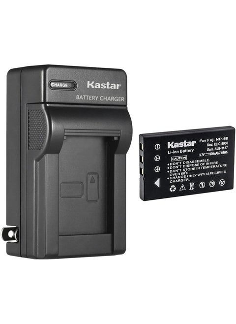 Kastar 1x Battery and AC Wall Charger Replacement for Kodak KLIC5000 K7600C EasyShare LS420 EasyShare LS433 EasyShare LS443 Easyshare LS633 EasyShare LS743 EasyShare LS753 EasyShare One Zoom