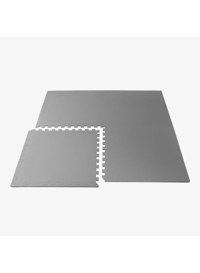 We Sell Mats حصيرة تمارين متعددة الاستخدامات بسماكة 3/8 بوصة مع رغوة EVA، بلاط متداخل، مضادة للإرهاق للاستخدام في المنزل أو الصالة الرياضية، 24 بوصة × 24 بوصة - Image 5