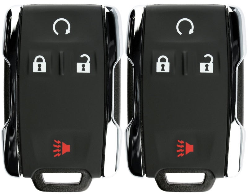 KeylessOption Keyless Entry Remote Control Car Key Fob Replacement for Chevy GMC M3N-32337100 (Pack of 2) - Image 1