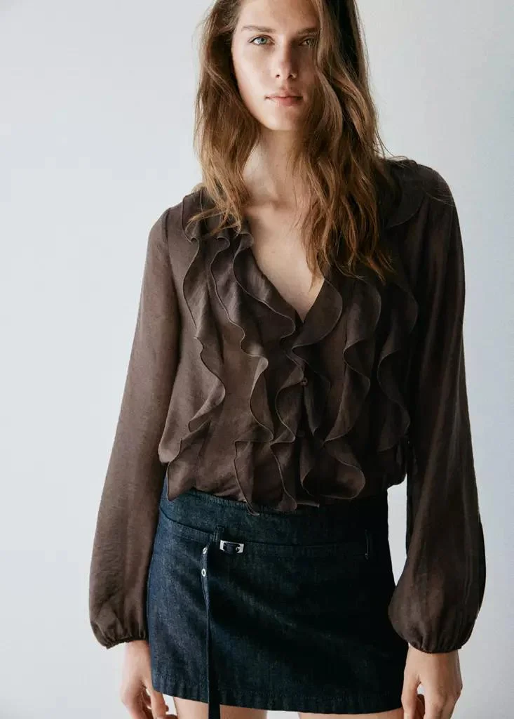 Mango Blusa VOLAN