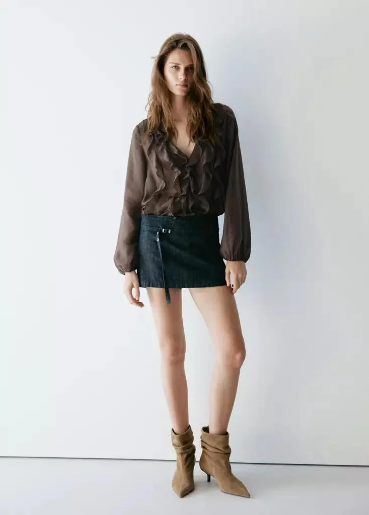 Mango Blusa VOLAN