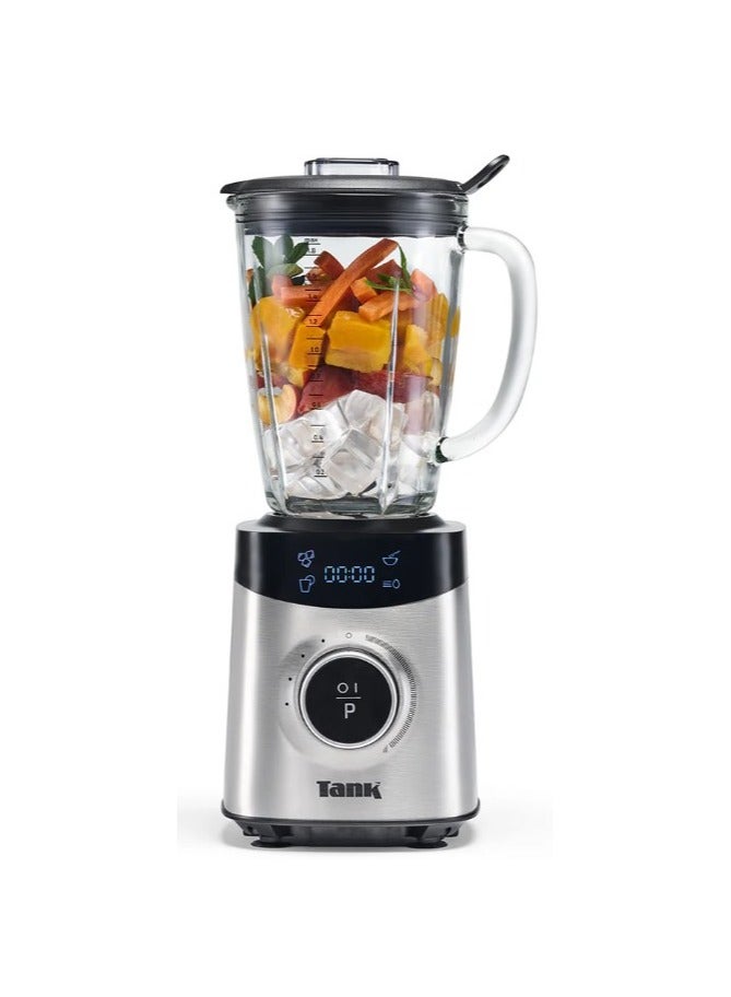 Tank Smart Blender, 1.8L Glass Jug, with Digital Display Panel, 4 Preset Programs, 1500 Watts, YB-S09 , 2 Year Warranty - Image 1