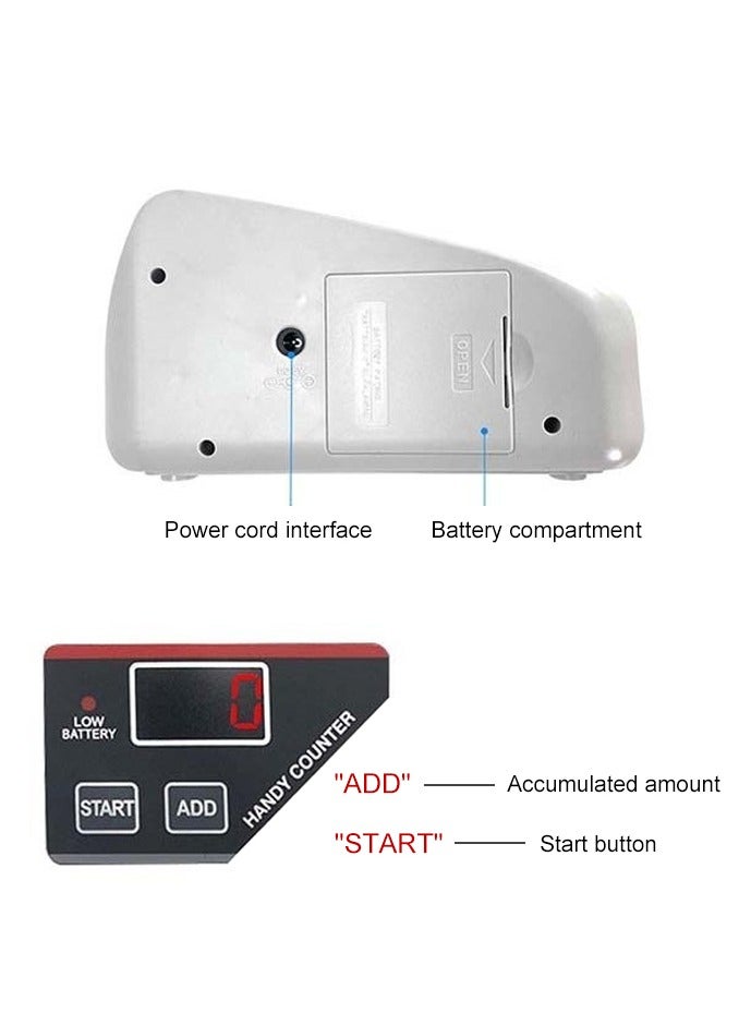 Mini Cash Money Currency Counter，Bill-counting machines，suitable for supermarket counters - Image 4