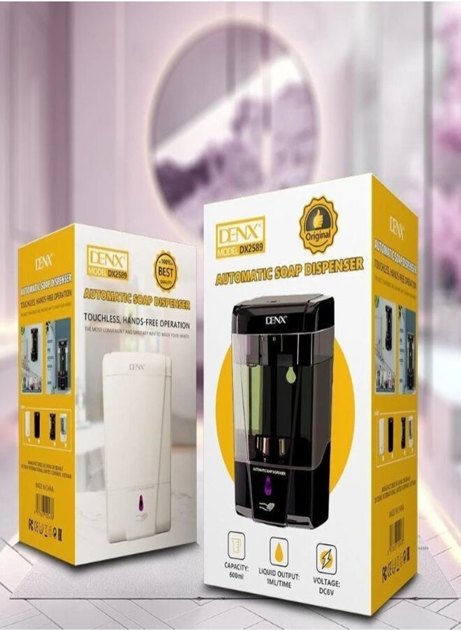 Denx Wall-Mounted Usb Auto Liquid Smart Sensor Soap Dispenser Waterproof Rechargeable Automatic Foaming Touchless Soap Dispenser For Bathroom Kitchen Washroom - Image 5