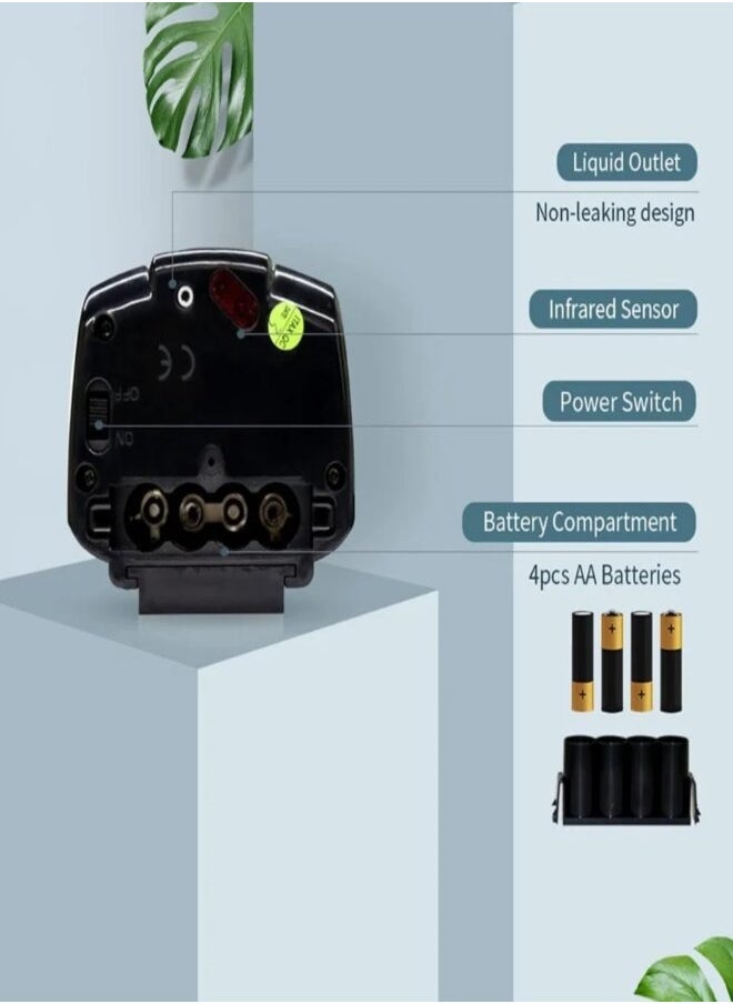 Denx Wall-Mounted Usb Auto Liquid Smart Sensor Soap Dispenser Waterproof Rechargeable Automatic Foaming Touchless Soap Dispenser For Bathroom Kitchen Washroom - Image 3