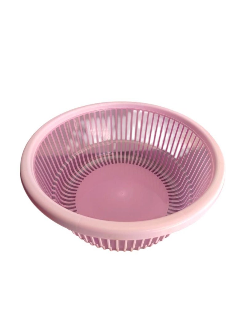 Khurshid Plastics Burak Big Mixing Bowl - From Khorshid Plast for plastic - Pink - Image 2