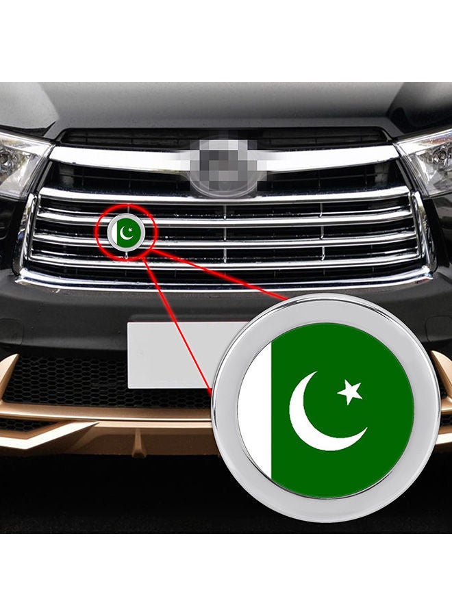 نيبمينينت ملصق عصري لتزيين الشبكة الأمامية المعدنية بالسيارة بتصميم علم باكستان - Image 3