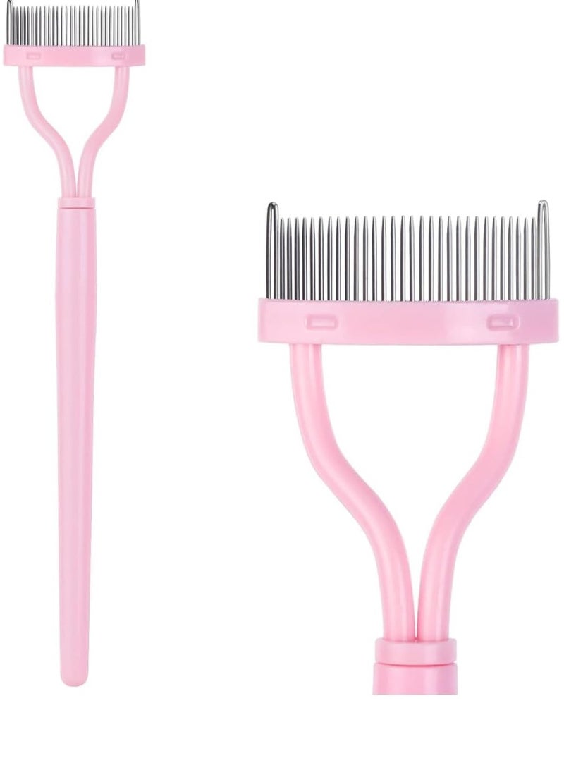 Annina Eyelash Curler & Separator with Protective Cover – Mascara Eye Tool for Perfect Lashes (Pink) - Image 1