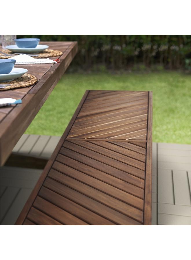 erorex Bench, Outdoor, Acacia, 100 Cm - Image 2