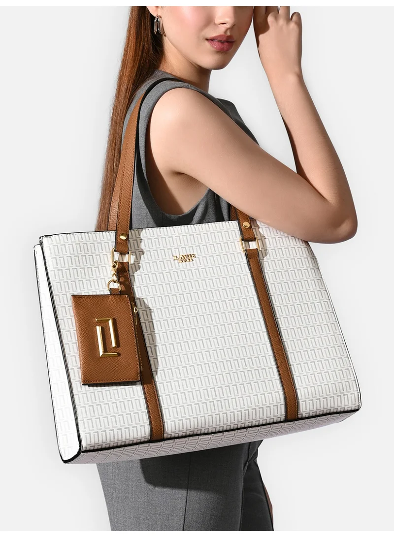 لافي حقيبة عمل نسائية فاخرة أوف وايت