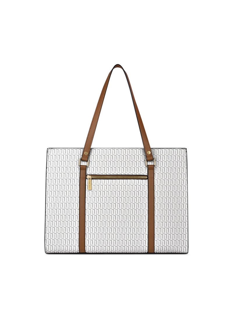 Lavie Luxe Women's Workbox Tote (Offwhite) - Image 3