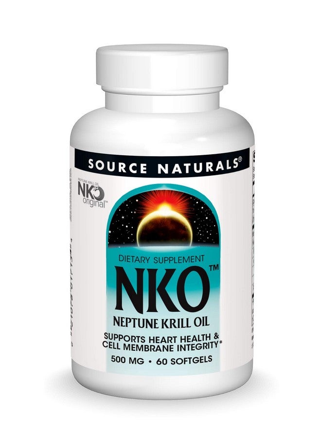 Source Naturals Source Naturals NKO Neptune Krill Oil, Supports Heart Health & Cell Membrane Integrity* 500 Mg - 60 Softgels  - Image 1