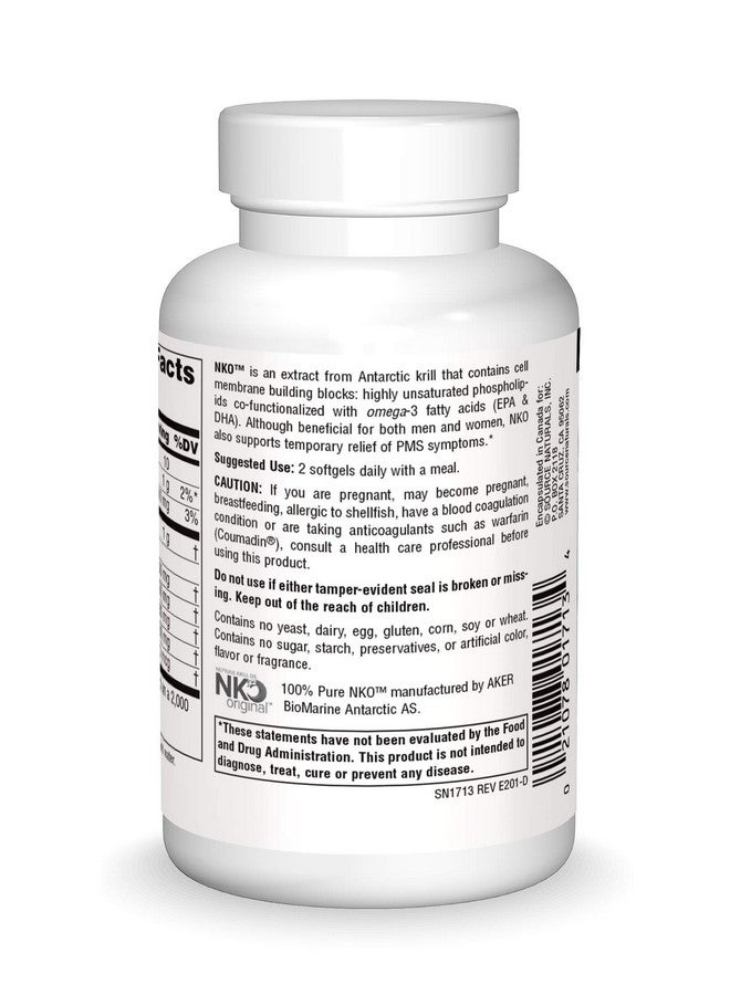 Source Naturals Source Naturals NKO Neptune Krill Oil, Supports Heart Health & Cell Membrane Integrity* 500 Mg - 60 Softgels  - Image 2