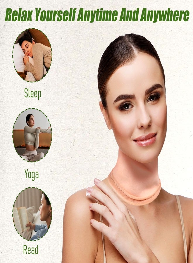 Kifmurase Castor Oil Neck Wrap, 2Pcs Organic Castor Oil Pack Wrap for Thyroid, Reusable Castor Neck Patches with Less Mess and Stress for Anti-oil Leak Comfort Fit - Image 4