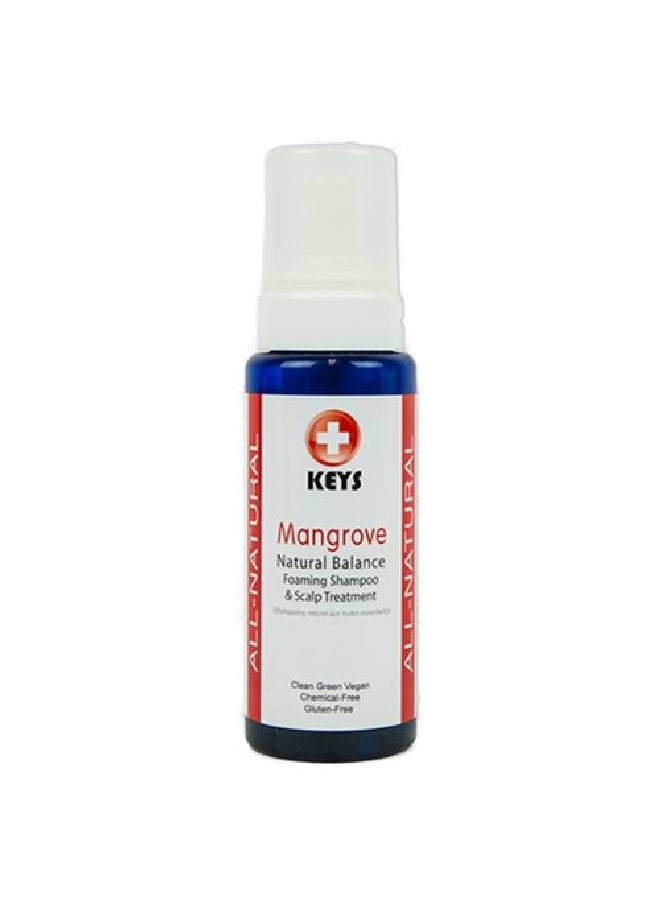 keys Mangrove All Natural Vegan Chemicalfree Foaming Shampoo And Scalp Treatment Cleansing Conditioning For All Hair Types No Sulfates No Dimethicone 100% Biodegradable 7.1 Ounces  - Image 1