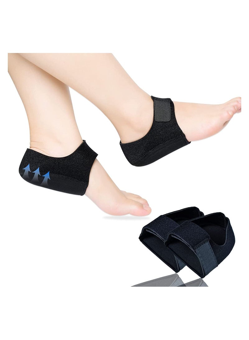 1 Pair Heel Protectors Support for Heel Pain Plantar Fasciitis Achilles Gel Heel Cushion Pads - Image 1