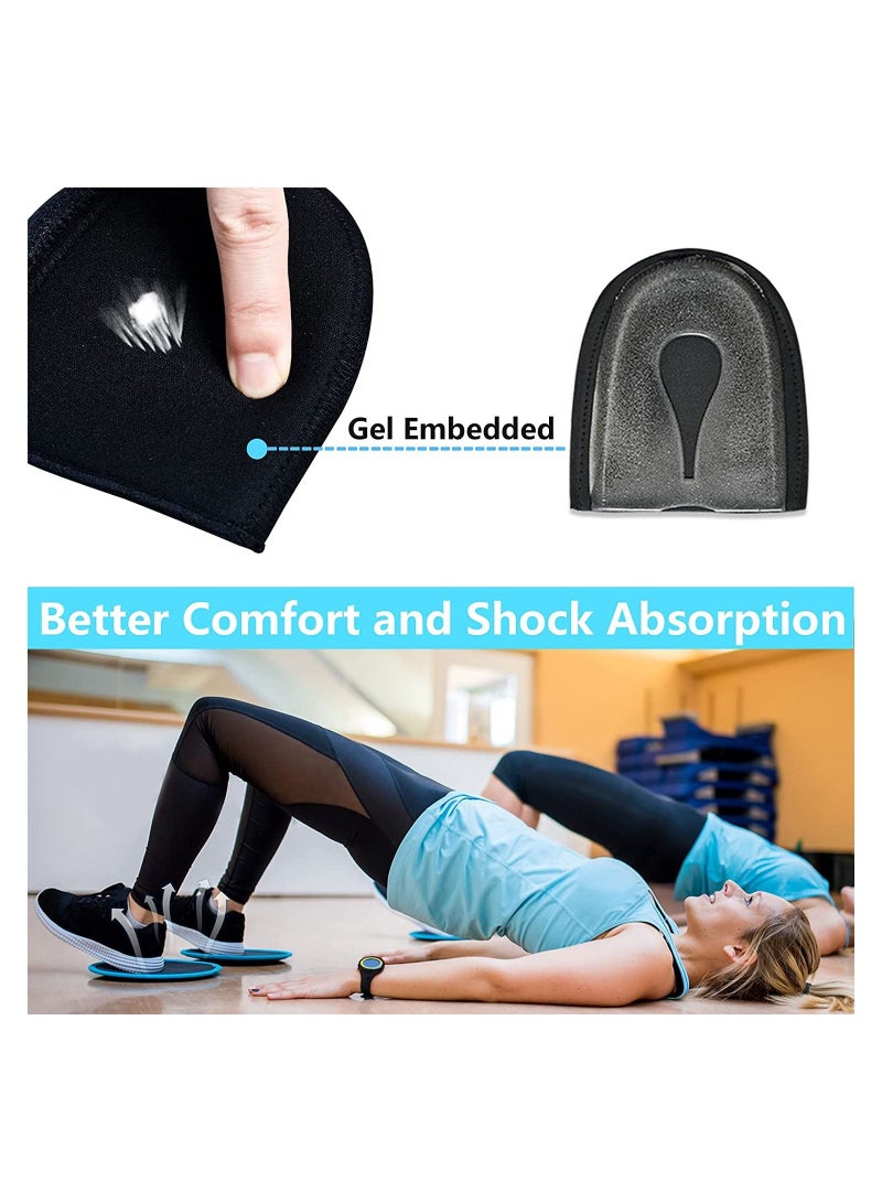 1 Pair Heel Protectors Support for Heel Pain Plantar Fasciitis Achilles Gel Heel Cushion Pads - Image 3