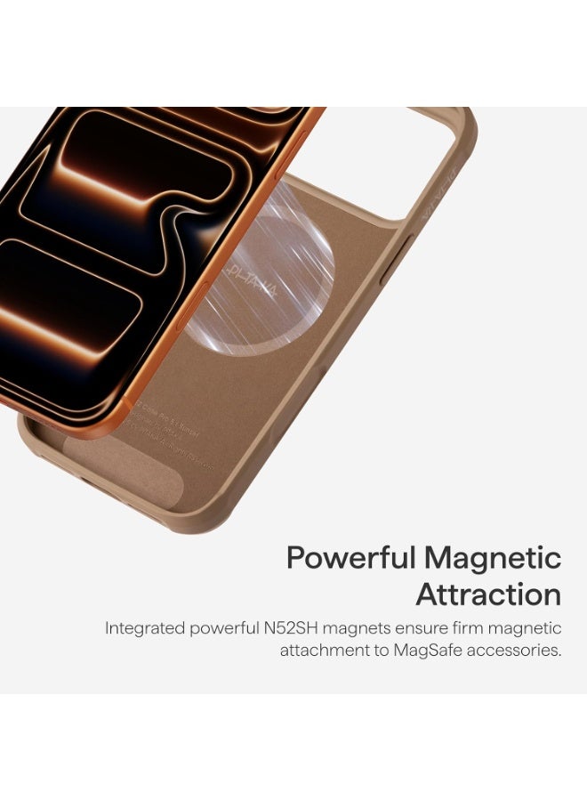 pitaka for iPhone 17 Pro Case 6.3", Military Grade Protective Case, Compatible with MagSafe, 1500D Aramid Fiber Woven & TPU Combined, ProGuard - Sunset - Image 2