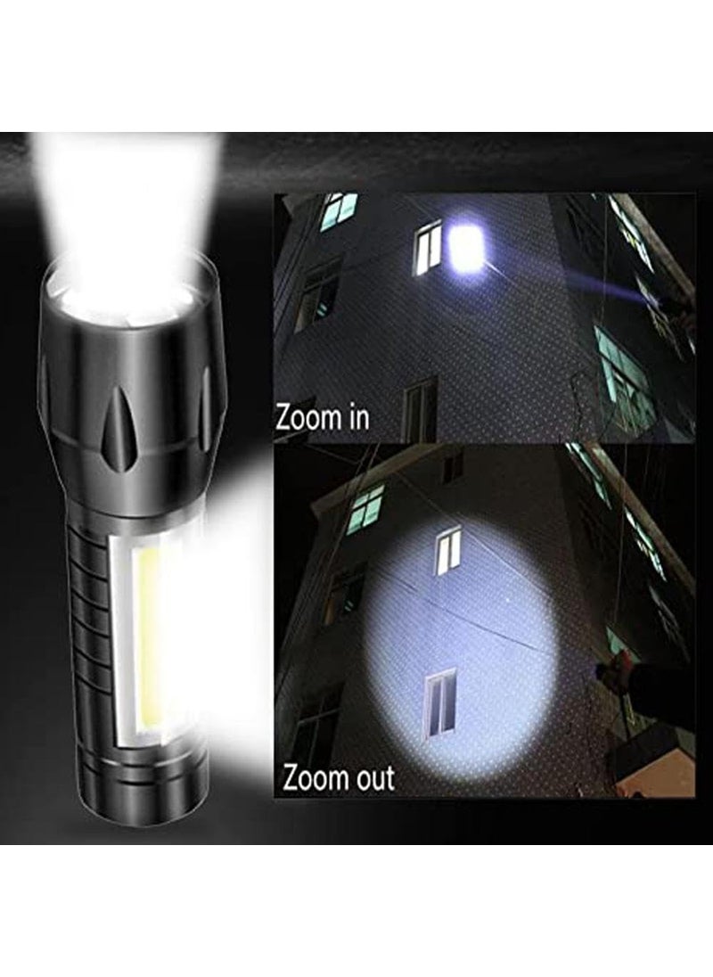 ADOVATE ADOVATE Mini Search Rechargeable LED Flashlight Black Extremely Bright Long Endurance Pack of 1  - Image 5