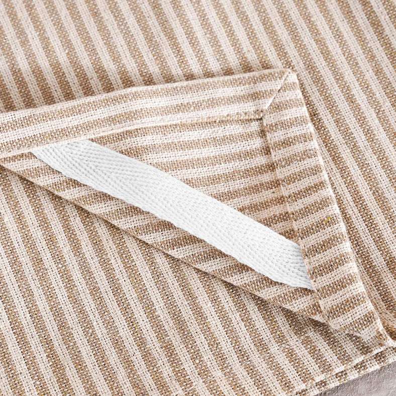 Pan Home Velisha Pinstripe Kitchen Towel Set - Beige - Image 2