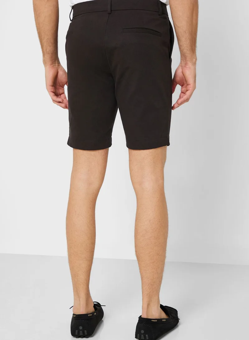 Robert Wood  Slim Fit Chino Shorts for Men | Best Price UAE