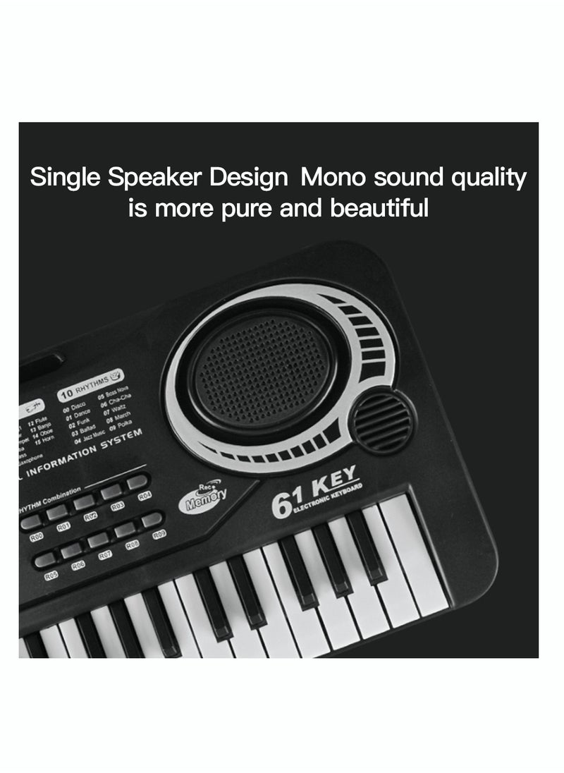 Sharpdo - 61 Keys Multi-function Piano With Microphone Electronic Organ - Image 1