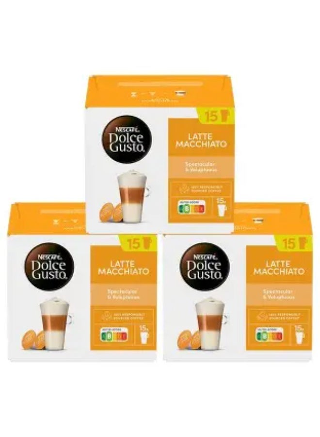 دولسي قوستو نسكافية دولشي جوستو لاتيه ميكاتو- 3*16 كبسوله، صندوق( 48 كبسولة كوب) - Image 2