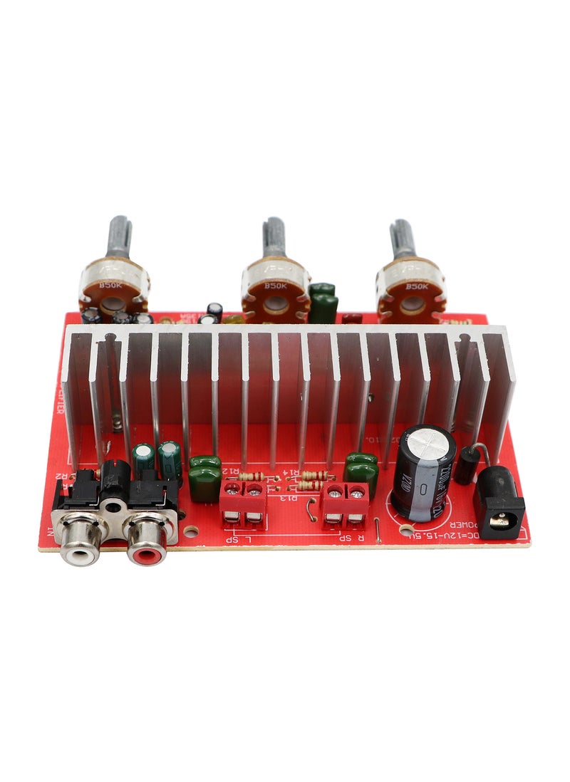 Hi-Fi Stereo Audio Amplifier, Red - Image 5