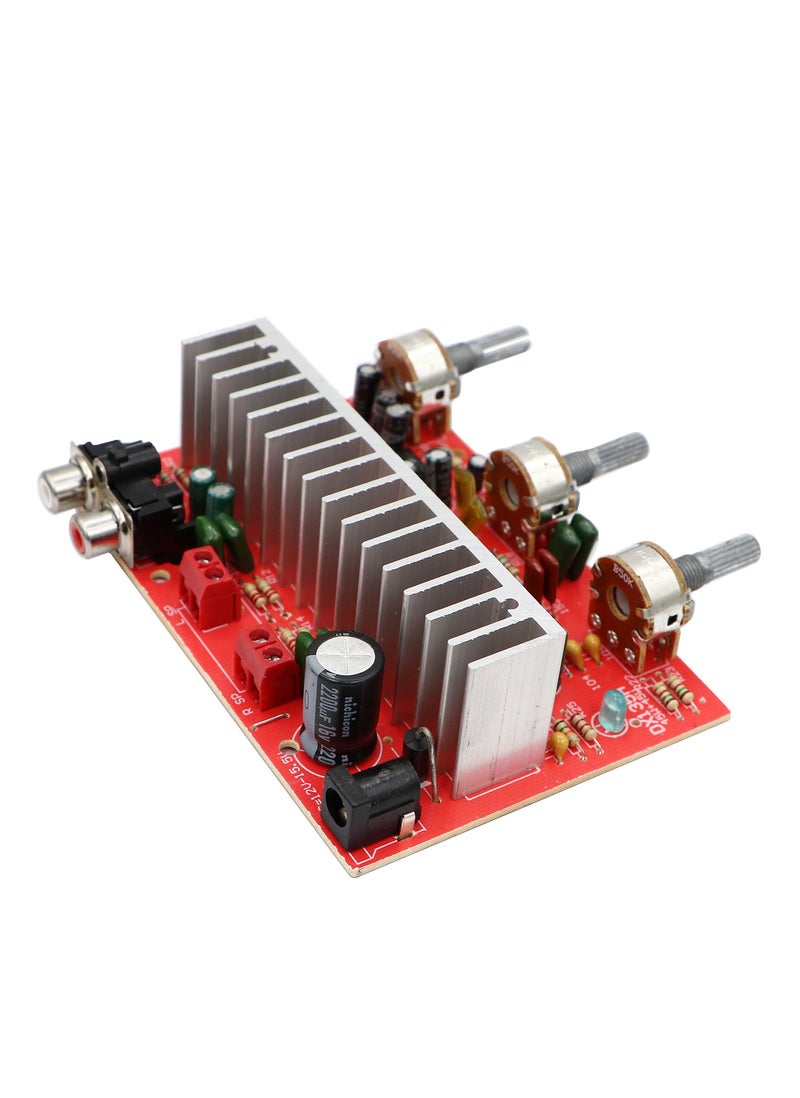Hi-Fi Stereo Audio Amplifier, Red - Image 4