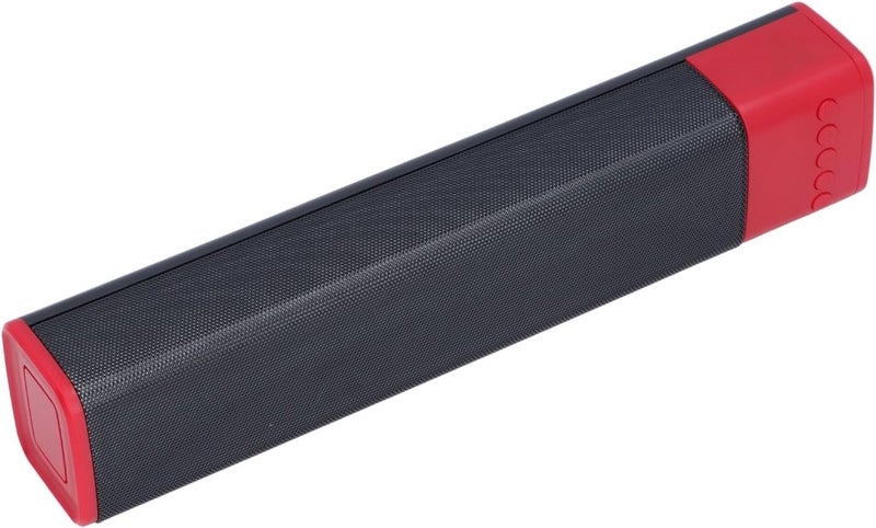Market demand focused build ZJchao Cordless RGB Soundbar, Cordless Speaker Dual 5W Soundbar RGB Light for Home Gathering (Red) Leakproof sealed - Image 1