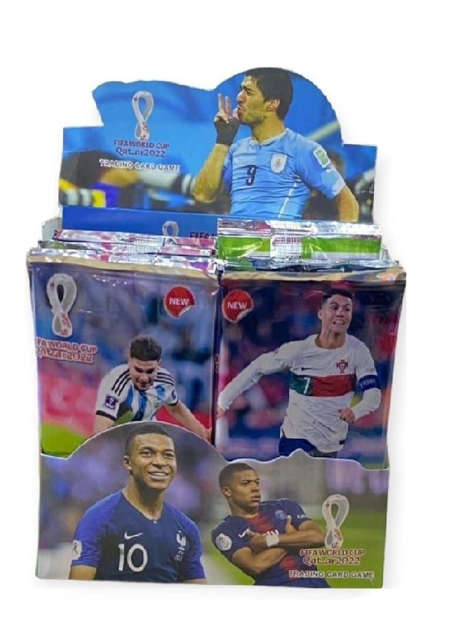 Foot Ball World Cup Qatar 2022 Player Cards (36 Pieces)(288 card Surprise)