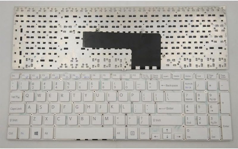 أجزاء لابتوب جديدة لسلسلة سوني VAIO SVF152A29L SVF152A29M SVF152C1JN SVF152C1WL SVF152C29L SVF15323CXB لوحة مفاتيح لابتوب بيضاء