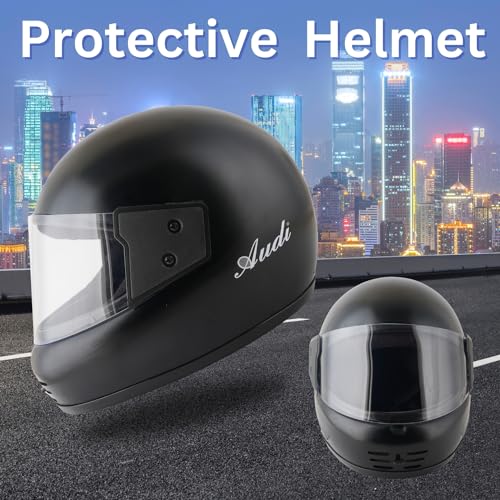 Sage Square Audi Full Face Clear Visor Helmet | ISI Certified | High Standard Safety | Extra Comfort & Stylish (XLarge, Black Matte) - Image 3