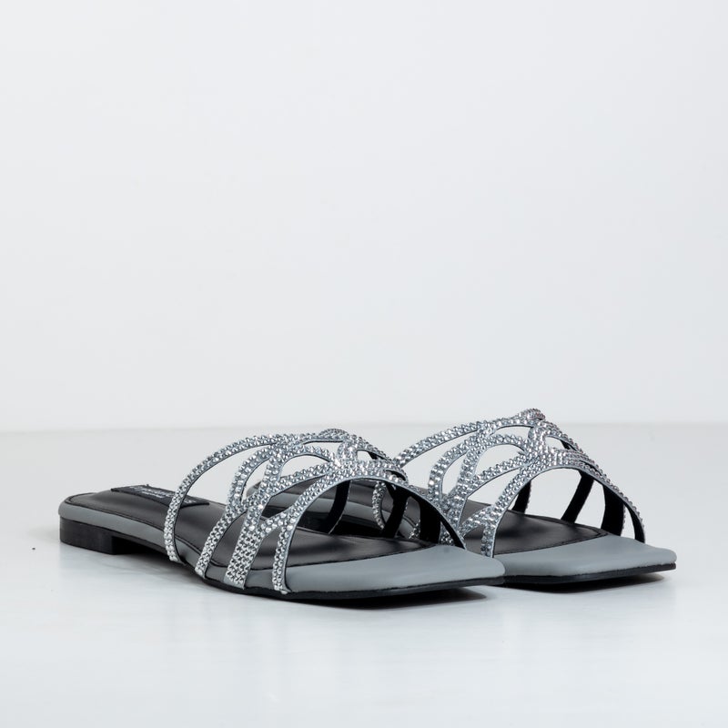 Crystalicious Denish Luxurious Rhinestones Sandals Handcrafted by Artisans Effortless Glamour for Every Occasion - Image 3