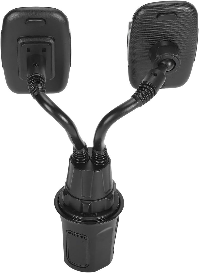 ANGGREK Adjustable Phone Holder Car Cup Holder ABS Black 360 Degree Rotating Stable Thick Case Friendly for Smartphones - Image 4
