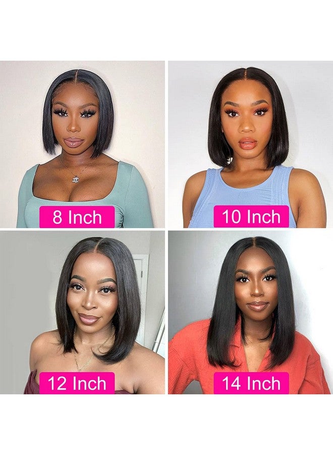 Foreverlove 12 Inch Bob Wig Human Hair Glueless 4X4 Lace Front Wigs Human Hair Pre Plucked 150% Density Unprocessed Brazilian Virgin Human Hair - Image 3