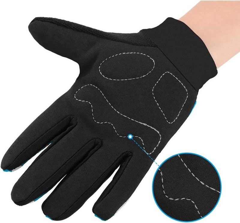 accmor Kids Cycling Gloves - Breathable Non-Slip Full Finger Gloves for Child Cycling, Climbing, Riding, Biking & Outdoor Sports (4-10 Years Boys & Girls) - Image 5