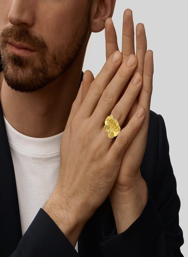 Superstore18 Brass Gold Plated Nagdevta Snake Adjustable Open End Free Size Finger Ring - Animal Jewellery for Men and Women (SST6031ORGS) - Image 4