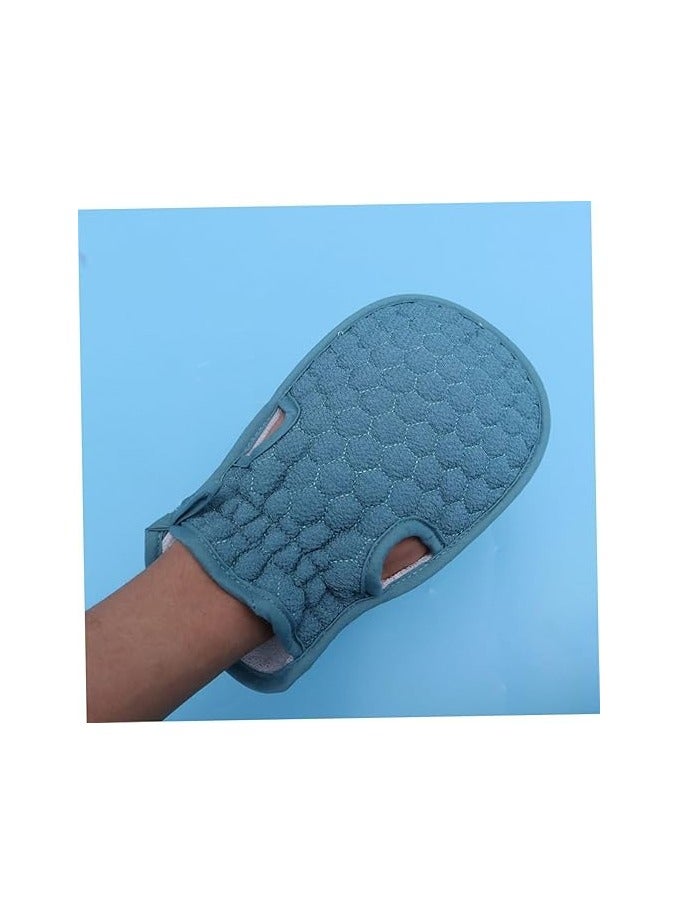 1 Piece Exfoliating Gloves and Gentle Massage Brush, Bath Body Scrubber Gloves, Dead Skin Remover, Deep Cleaning Towel for Both Hands, Use with Soap, Body Scrubs, or Shower Gel, Random Colors - Image 4