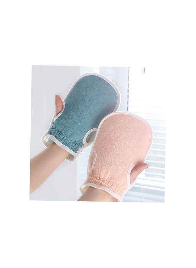 1 Piece Exfoliating Gloves and Gentle Massage Brush, Bath Body Scrubber Gloves, Dead Skin Remover, Deep Cleaning Towel for Both Hands, Use with Soap, Body Scrubs, or Shower Gel, Random Colors - Image 5