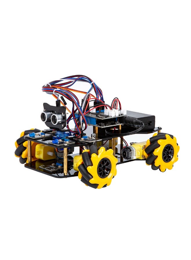 acebott مجموعة بدء تشغيل سيارة روبوتية ذكية ACEBOTT ESP32 مع عجلات ميكانوم وكاميرا متوافقة مع بيئة تطوير Arduino IDE للروبوتات - Image 3