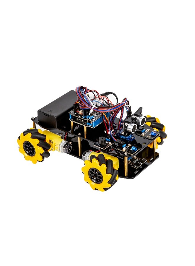 acebott مجموعة بدء تشغيل سيارة روبوتية ذكية ACEBOTT ESP32 مع عجلات ميكانوم وكاميرا متوافقة مع بيئة تطوير Arduino IDE للروبوتات - Image 5