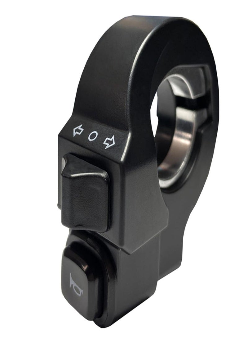 GGOOT Handlebar control switch, motorcycle handlebar switch, bicycle switch, bicycle headlight rotary switch, indicator switch for motorcycles, scooters, on/off switch  - Image 1