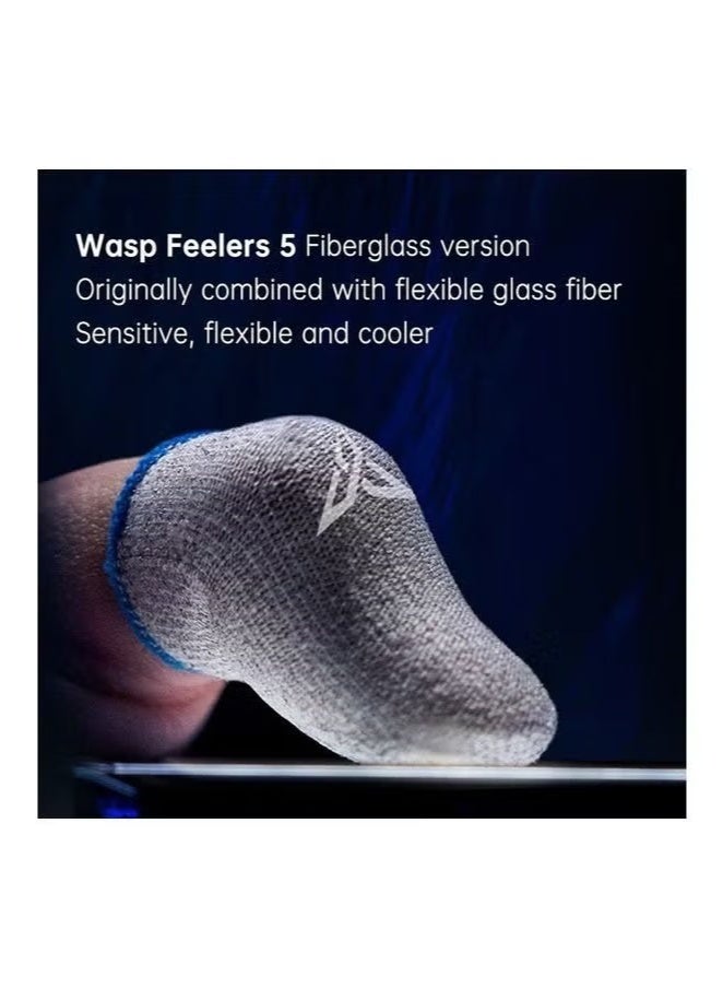 general 2-Piece Wasp Feelers Finger Sleeves – 5-Fiber Glass Touch, Sweat-Proof  Breathable Gaming Thumb Sleeves - Image 3