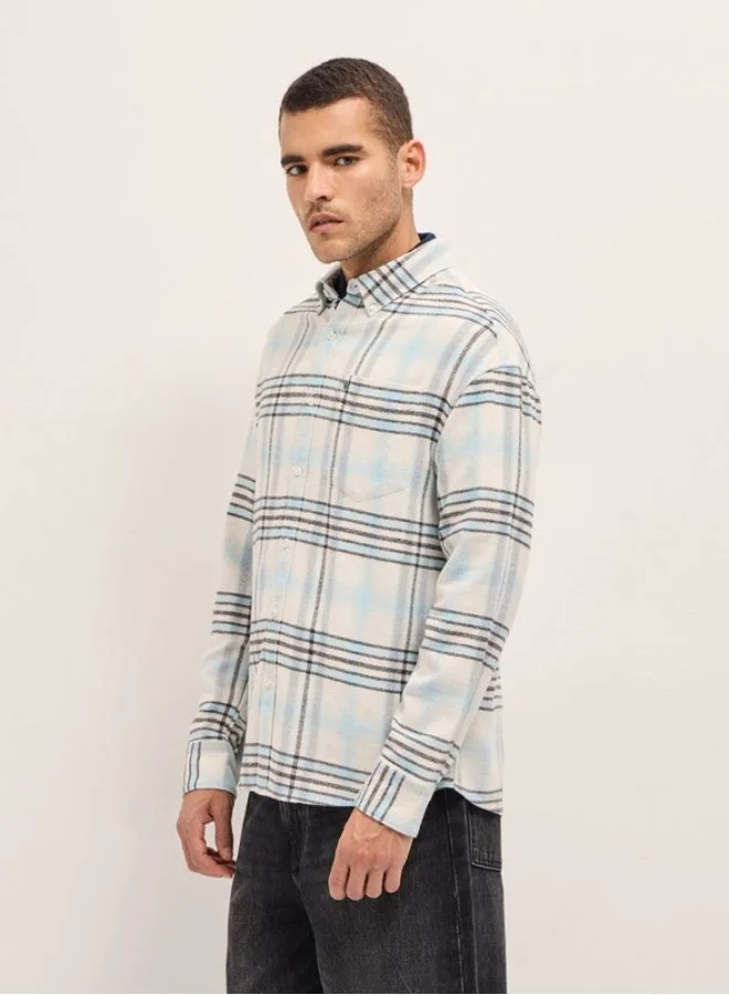 THE BEAR HOUSE Men's Shirt for Casual and Formal Wear | Classic Button-Down Style for Office, Daily Use, Travel, Events & All-Season Outfits | Versatile & Stylish Wardrobe Essential for Every Occasion